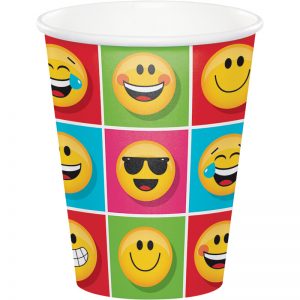 Emoji Party Hot and Cold Cups 8 Count