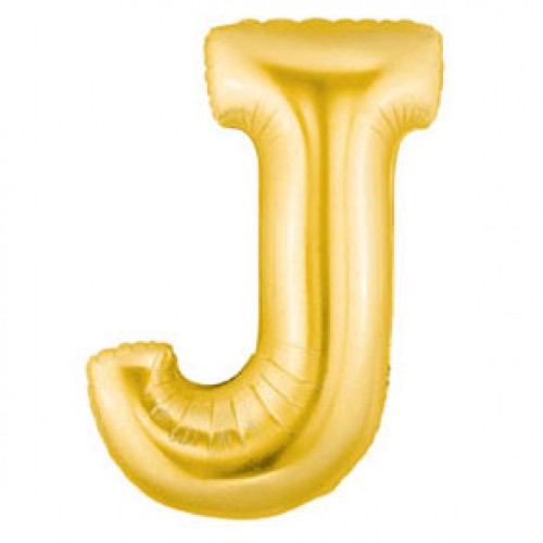 16" Alphabet J Foil Balloons