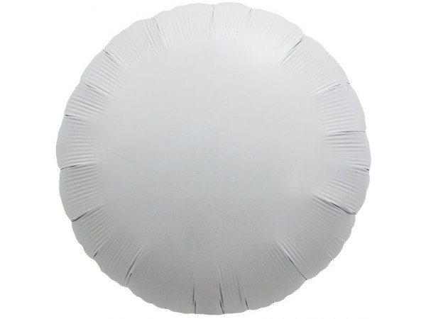 18inches White Round Foil Balloon - Best Party Supplies Store in Nigeria