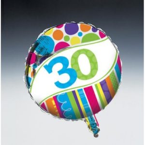 30th Foil balloon