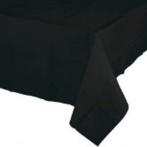 BLACK LINED TABLE COVER