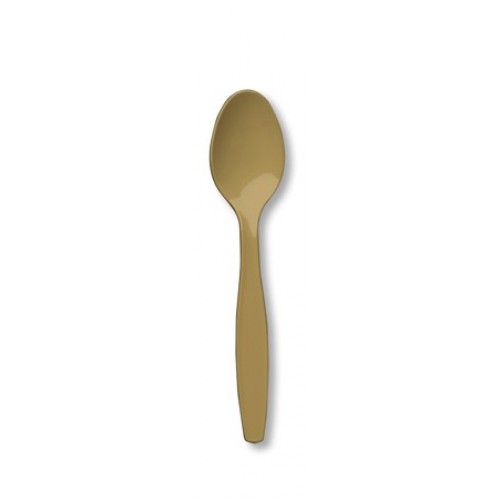Gold Plastic Spoon