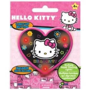 Hello Kitty Light Up Button