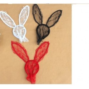 Lace Bunny Ears With Face Cover