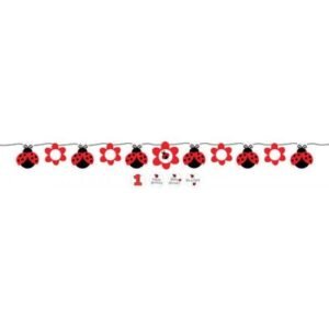 Ladybug Fancy Giant Banner With Sticker - Best Party Supplies Store in ...