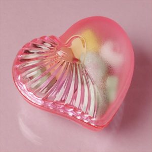 Pink Plastic Heart Box