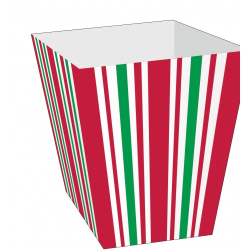 Red/Green Stripe Treat Box