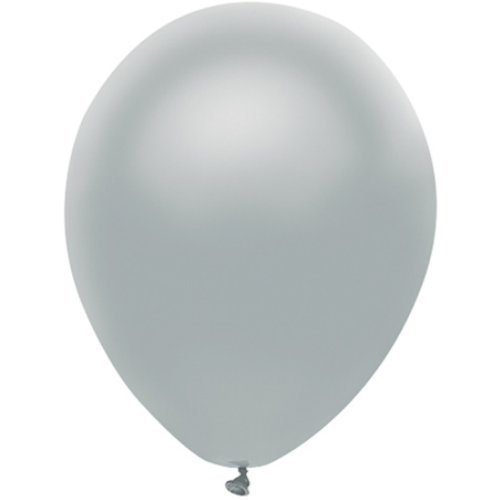 Silver Latex 12" Balloon