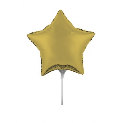Star Air Filled Balloon Gold 18inches