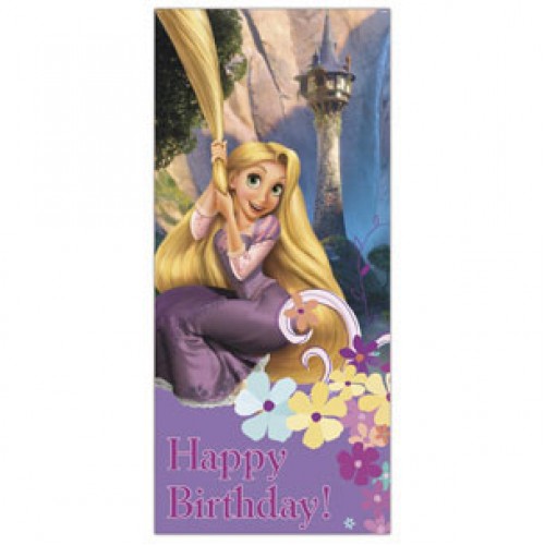 Tangled Birthday Door Poster
