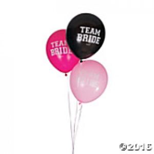 Team Bride Latex Balloon