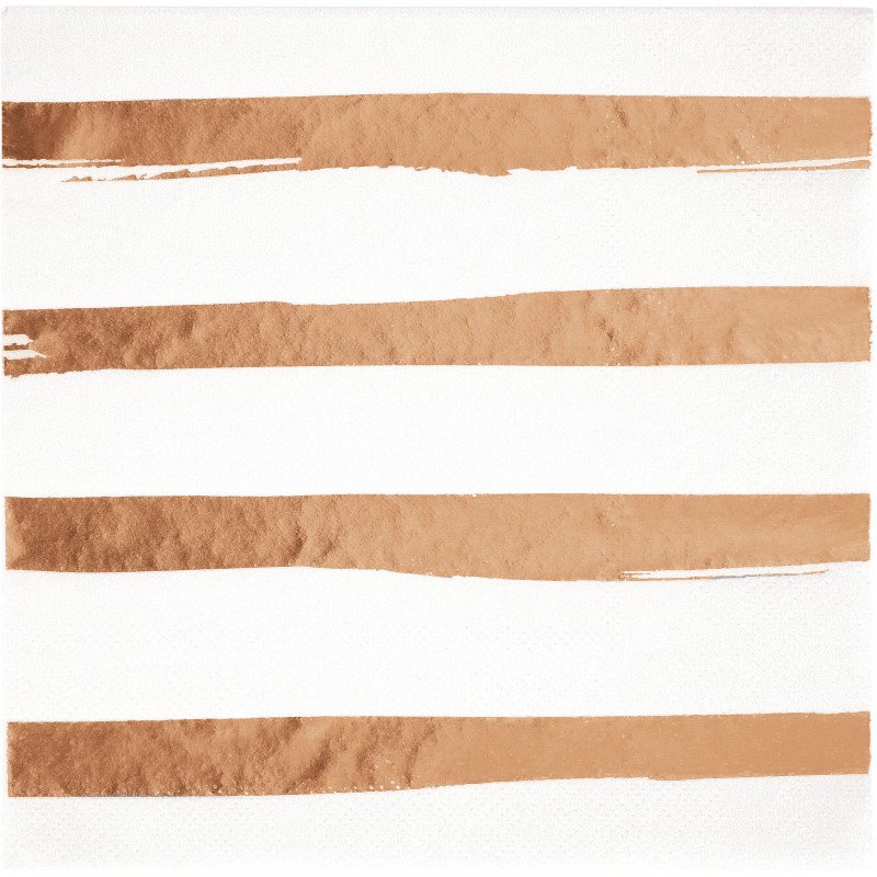 Rose Gold Lunch Napkin 16/pack Best Party Supplies Store in Nigeria