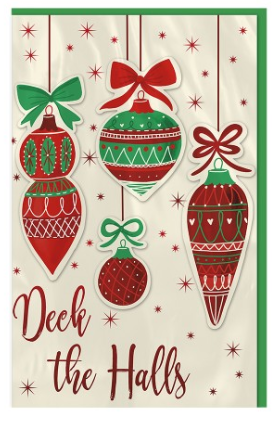 Deck The Halls Christmas Card - Best Party Supplies Store in Nigeria